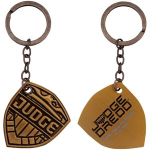 2000 AD Judge Dredd Limited Edition Metal Badge Keyring in Metallics Metallics 2000 AD Judge Dredd Limited Edition Metal Badge Keyring in Metallics Metallics