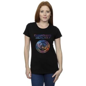 Marvel Women's Guardians Of The Galaxy Stars Fill Logo Cotton T-Shirt in Black Size: Small Black S Marvel Women's Guardians Of The Galaxy Stars Fill Logo Cotton T-Shirt in Black Size: Small Black S