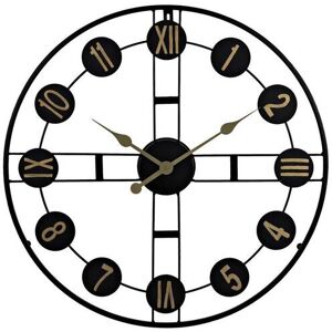 HOMETIME Round Wall Clock Cut Out Design 65cm