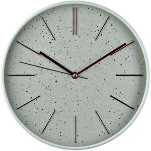 Hometime Round Wall Clock Speckled Face 12"