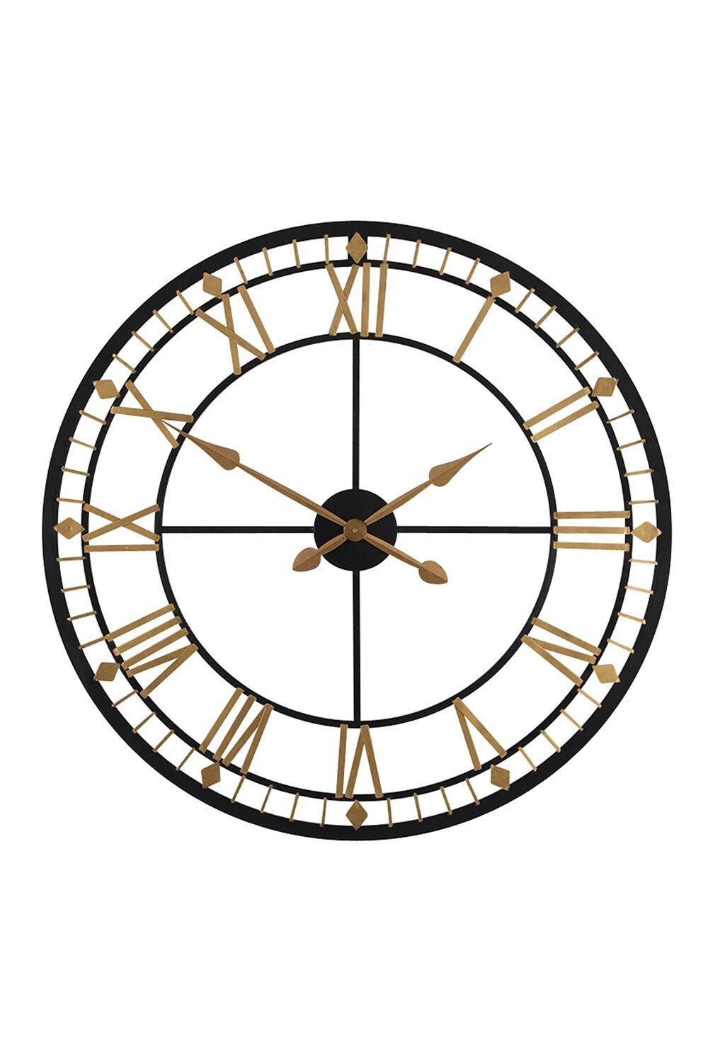 Ruma Skeleton Moderately Distressed Round Wall Clock