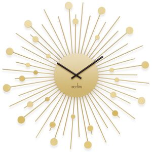 Acctim Brielle Large Wall Clock Starburst / Sunburst Quartz Painted Metal Frame Matt 50cm in Metallics Metallics Acctim Brielle Large Wall Clock Starburst / Sunburst Quartz Painted Metal Frame Matt 50cm in Metallics Metallics