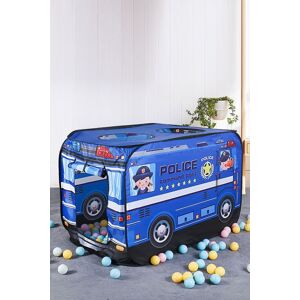 H&O Direct Foldable Tent Pop-Up Children's Police Car Indoor & Outdoor Playhouse Vehicle Toys in Blue Blue H&O Direct Foldable Tent Pop-Up Children's Police Car Indoor & Outdoor Playhouse Vehicle Toys in Blue Blue