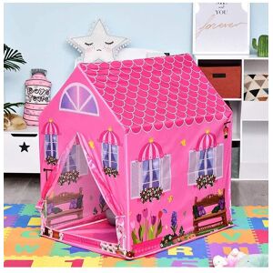 H&O Direct Girls Play Tent Pink Princess Castle Portable Playhouse Outdoor Toys Pink H&O Direct Girls Play Tent Pink Princess Castle Portable Playhouse Outdoor Toys Pink