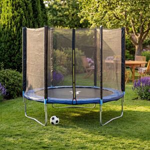 Charles Bentley Monster Children's Trampoline with Safety Net Enclosure in Black Black Charles Bentley Monster Children's Trampoline with Safety Net Enclosure in Black Black