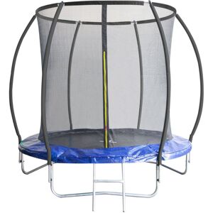 Artemis Home Leapfrog 8FT or 244cm Round Outdoor Trampoline with Blue Padding Blue Artemis Home Leapfrog 8FT or 244cm Round Outdoor Trampoline with Blue Padding Blue