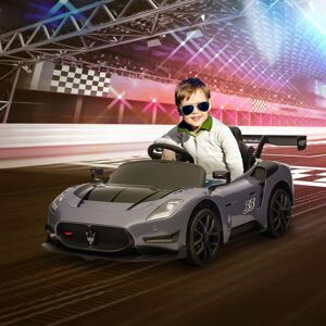 AIYAPLAY Maserati GT2 Licensed 12V Electric Ride on Car w/ Suspension Wheels in Grey Grey AIYAPLAY Maserati GT2 Licensed 12V Electric Ride on Car w/ Suspension Wheels in Grey Grey