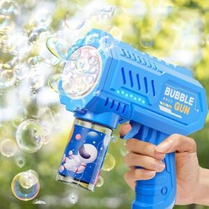 Dragodirect Bubble Machine LED Gun for Kids 10 Hole Electric Automatic Bubble Makers in Light Blue Light Blue Dragodirect Bubble Machine LED Gun for Kids 10 Hole Electric Automatic Bubble Makers in Light Blue Light Blue