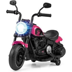 Costway 6V Kids Ride On Motorcycle Electric Battery Powered Off-Road Motorbike in Pink Pink Costway 6V Kids Ride On Motorcycle Electric Battery Powered Off-Road Motorbike in Pink Pink