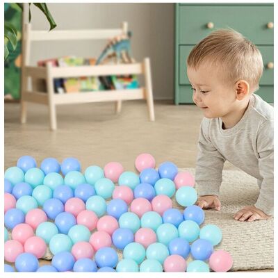 Living and Home 100Pcs Safe Ball Pit Balls for Kids Multicolor Living and Home 100Pcs Safe Ball Pit Balls for Kids Multicolor