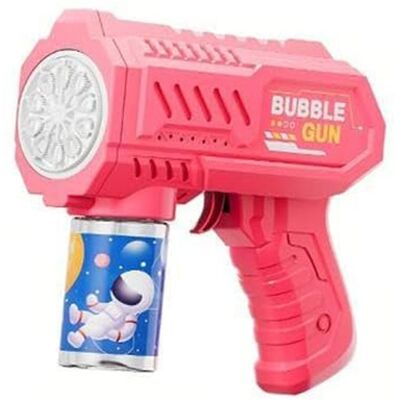 Dragodirect Bubble Machine LED Gun for Kids 10 Hole Automatic Bubble Makers in Pink Pink Dragodirect Bubble Machine LED Gun for Kids 10 Hole Automatic Bubble Makers in Pink Pink
