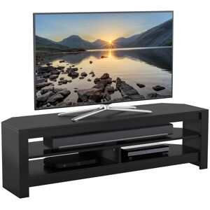 AVF Calibre 1.4m TV Stand, For TVs Up To 65" in Black Black AVF Calibre 1.4m TV Stand, For TVs Up To 65" in Black Black