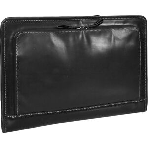 House of Leather Real Leather Folio Bag A4 Document Underarm Clutch Portfolio Case Aero Black Size: Large Black Large House of Leather Real Leather Folio Bag A4 Document Underarm Clutch Portfolio Case Aero Black Size: Large Black Large