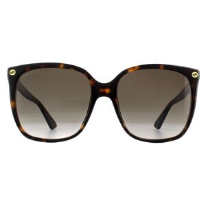 Gucci Cat Eye Havana Grey Gradient Sunglasses