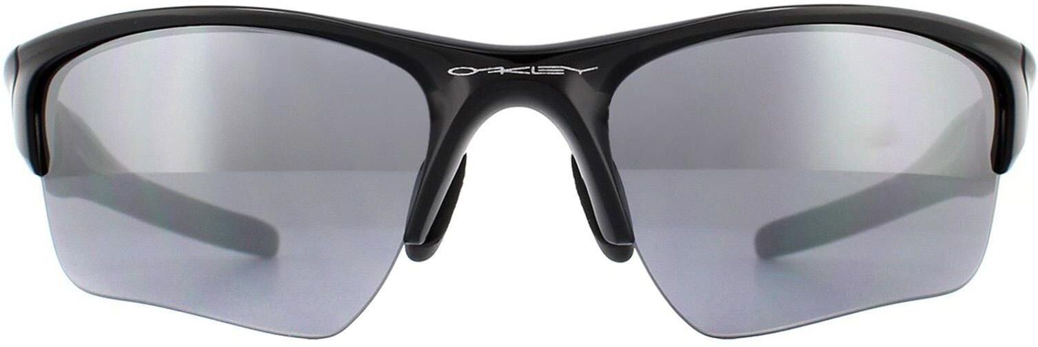 Oakley Wrap Polished Black Black Iridium Sunglasses