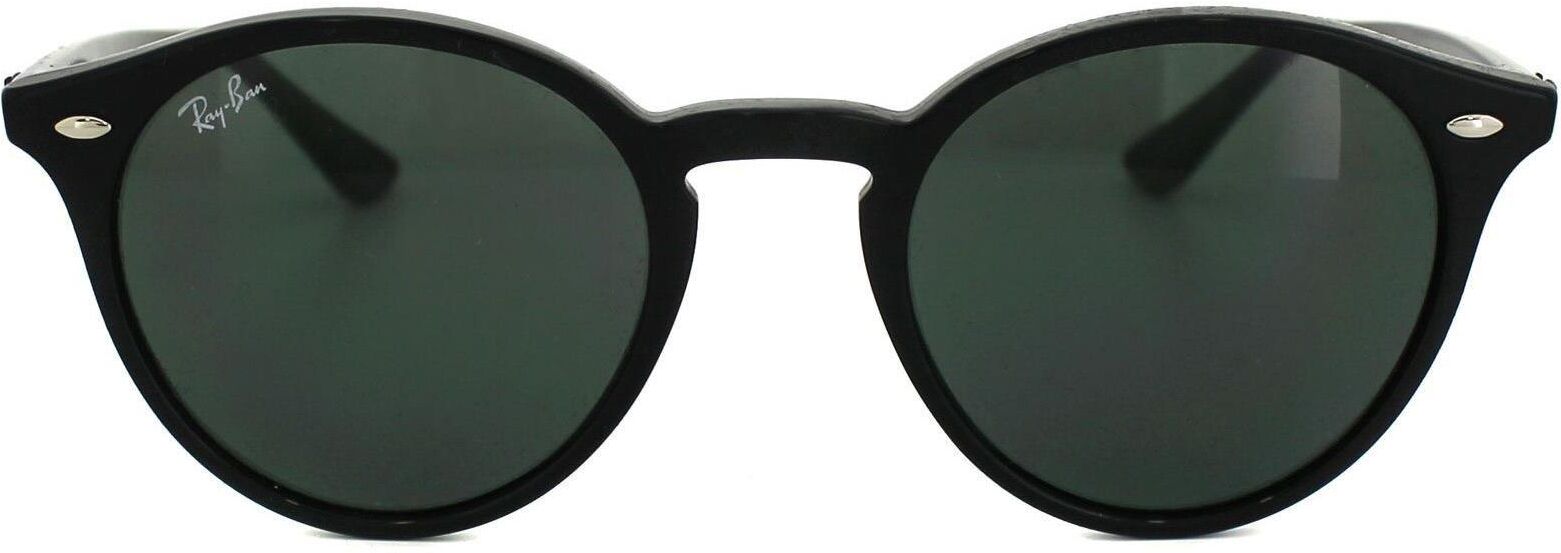 Ray-Ban Round Black Green Sunglasses