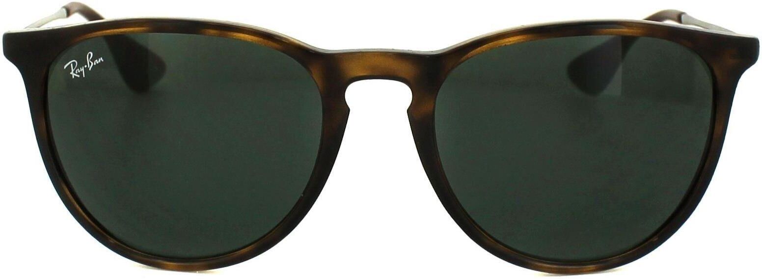 Ray-Ban Round Tortoise & Gunmetal Green Erika 4171 Sunglasses