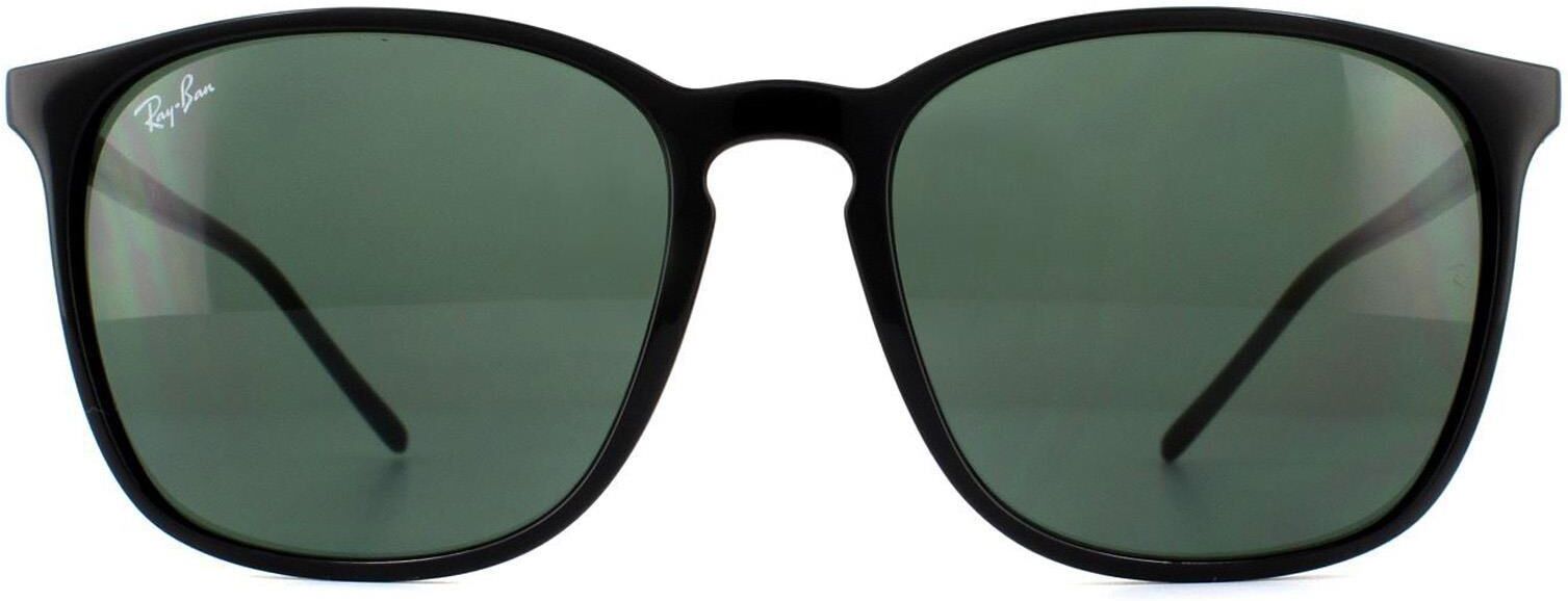 Ray-Ban Square Black Green RB4387 Sunglasses