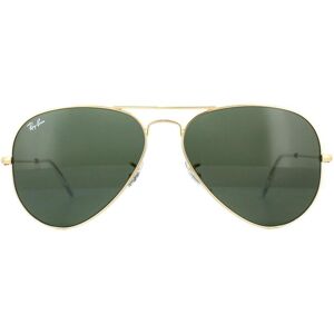 Ray-Ban Aviator Gold Green Sunglasses