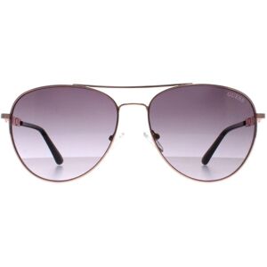 Guess Women's Aviator Rose Gold Grey Gradient GF6143 Gold One Size Guess Women's Aviator Rose Gold Grey Gradient GF6143 Gold One Size