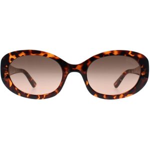 Guess Women's Oval Dark Havana Brown Gradient GF6150 Brown One Size Guess Women's Oval Dark Havana Brown Gradient GF6150 Brown One Size