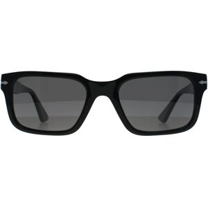 Persol Men's Rectangle Black Dark Grey Polarized PO3272S Black One Size Persol Men's Rectangle Black Dark Grey Polarized PO3272S Black One Size