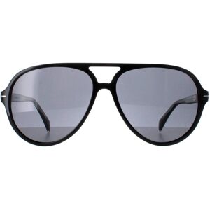 David Beckham Men's Aviator Shiny Black Dark Grey DB1091/S Black One Size David Beckham Men's Aviator Shiny Black Dark Grey DB1091/S Black One Size