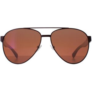 Lacoste Men's Aviator Matte Red Brown L185S Red One Size Lacoste Men's Aviator Matte Red Brown L185S Red One Size