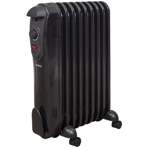 Schallen 2000W 9 Fin Portable Electric Slim Oil Filled Radiator Heater with Adjustable Temperature Thermostat- Black Black Schallen 2000W 9 Fin Portable Electric Slim Oil Filled Radiator Heater with Adjustable Temperature Thermostat- Black Black