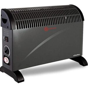 Schallen 2000W Electric Convector Radiator Heater with Timer- Black Black Schallen 2000W Electric Convector Radiator Heater with Timer- Black Black
