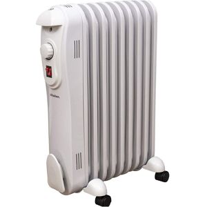 Schallen 2000W 9 Fin Portable Electric Slim Oil Filled Radiator Heater with Adjustable Temperature- White White Schallen 2000W 9 Fin Portable Electric Slim Oil Filled Radiator Heater with Adjustable Temperature- White White