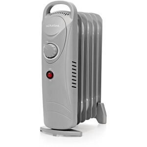 Schallen Portable Electric Slim Oil Filled Radiator Heater with Adjustable Temperature Thermostat in Grey Grey Schallen Portable Electric Slim Oil Filled Radiator Heater with Adjustable Temperature Thermostat in Grey Grey