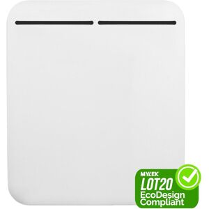 MYLEK Electric Panel Heater with 24/7 Timer & Thermostat IP24 Rated 500W in White White MYLEK Electric Panel Heater with 24/7 Timer & Thermostat IP24 Rated 500W in White White