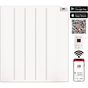 MYLEK Wifi Smart App Electric Panel Heater with 24/7 Timer IP24 Rated 1kW in White White MYLEK Wifi Smart App Electric Panel Heater with 24/7 Timer IP24 Rated 1kW in White White