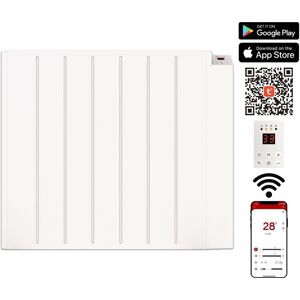MYLEK Wifi Smart App Electric Panel Heater with 24/7 Timer IP24 Rated 1.5kW in White White MYLEK Wifi Smart App Electric Panel Heater with 24/7 Timer IP24 Rated 1.5kW in White White