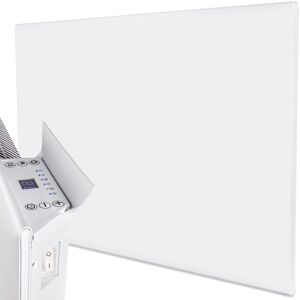 MYLEK Ultra Slim Electric Panel Heater with 24/7 Timer IP24 Rated 1.5kW in White White MYLEK Ultra Slim Electric Panel Heater with 24/7 Timer IP24 Rated 1.5kW in White White