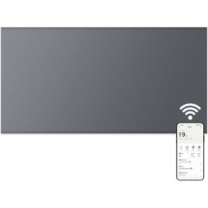MYLEK Electric Panel Heater WIFI App Controlled Slimline 1.5kW in Charcoal Charcoal MYLEK Electric Panel Heater WIFI App Controlled Slimline 1.5kW in Charcoal Charcoal