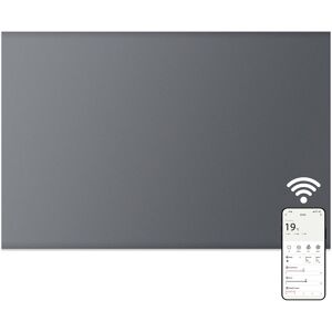 MYLEK Electric Panel Heater WIFI App Controlled Slimline 1200W in Charcoal Charcoal MYLEK Electric Panel Heater WIFI App Controlled Slimline 1200W in Charcoal Charcoal