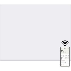 MYLEK Electric Panel Heater WIFI App Controlled Slimline White IPX4 500W White MYLEK Electric Panel Heater WIFI App Controlled Slimline White IPX4 500W White