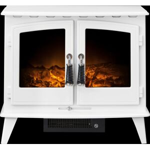 Adam Fires & Fireplaces Adam Woodhouse Electric Stove in Pure White White Adam Fires & Fireplaces Adam Woodhouse Electric Stove in Pure White White