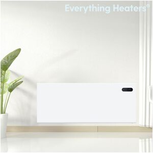 Everything Heaters 2000W Electric Panel Heater for Home or Office - Wall Mounted or Portable Freestanding in White White Everything Heaters 2000W Electric Panel Heater for Home or Office - Wall Mounted or Portable Freestanding in White White