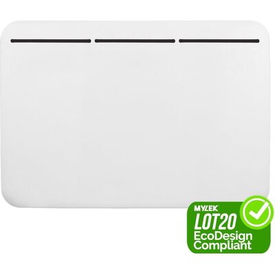 MYLEK Electric Panel Heater with 24/7 Timer & Thermostat IP24 Rated 1500W in White White MYLEK Electric Panel Heater with 24/7 Timer & Thermostat IP24 Rated 1500W in White White