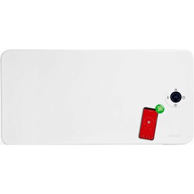 MYLEK Smart Electric Panel Heater Radiator with Timer & Thermostat 1.5kW in White White MYLEK Smart Electric Panel Heater Radiator with Timer & Thermostat 1.5kW in White White