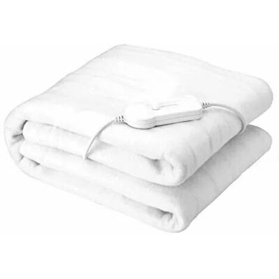 Marco Paul White Double Heated Blanket Electric Heater Blanket Washable White Marco Paul White Double Heated Blanket Electric Heater Blanket Washable White