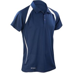 Spiro - Team Spirit Performance Polo Shirt - Navy/White - 3XL - Polo Shirt Spiro - Team Spirit Performance Polo Shirt - Navy/White - 3XL - Polo Shirt