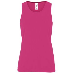 SOL's SOLS Neon Pink Womens Sleeveless Sporty Tank Top - Tank Top SOL's SOLS Neon Pink Womens Sleeveless Sporty Tank Top - Tank Top
