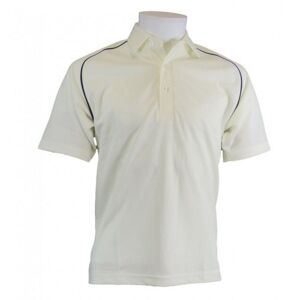 Carta Sport Men's Contrast Piping Cricket Shirt L in White Size: Small White S Carta Sport Men's Contrast Piping Cricket Shirt L in White Size: Small White S