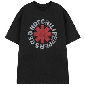 Red Hot Chili Peppers Short Sleeved T-Shirt (Adult Black) in Black Size: Small Black S Red Hot Chili Peppers Short Sleeved T-Shirt (Adult Black) in Black Size: Small Black S
