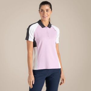 Craghoppers Women's NosiLife Hazelmere Insect-Repellent Short Sleeved Golf Polo Shirt in Baby Pink Size: 12 Baby Pink 12 Craghoppers Women's NosiLife Hazelmere Insect-Repellent Short Sleeved Golf Polo Shirt in Baby Pink Size: 12 Baby Pink 12
