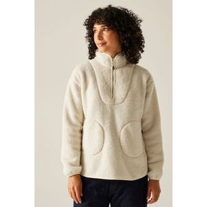 Regatta Women's Frankie Borg Half-Zip Insulating Fleece in Cream Size: 10 Cream 10 Regatta Women's Frankie Borg Half-Zip Insulating Fleece in Cream Size: 10 Cream 10